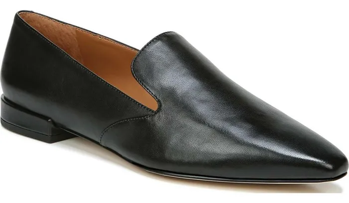 Loafers Women Franco Sarto Sarto Parma Flat Black Leather