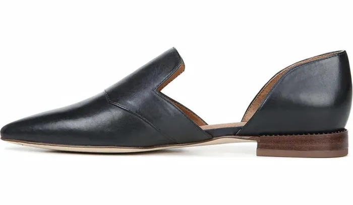 Loafers Women Franco Sarto Sarto Toby D039Orsay Flat Navy Leather