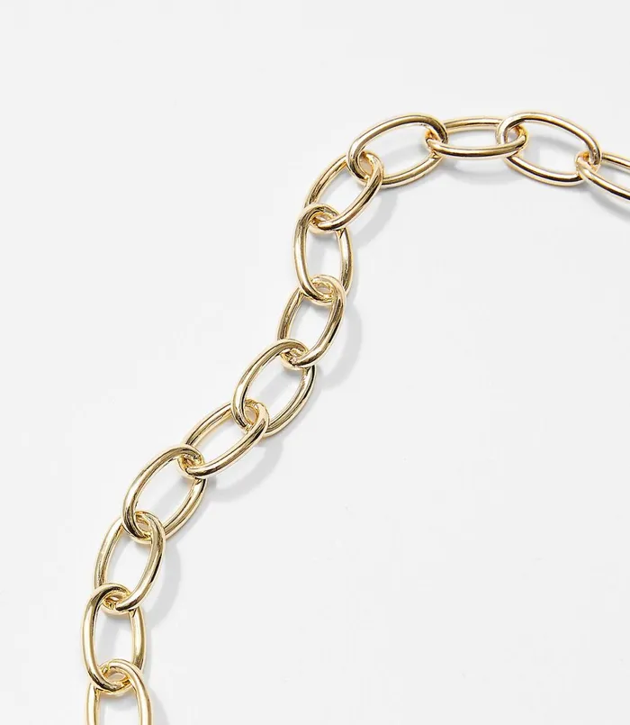 LOFT Chain Link Necklace Gold Women Jewelry