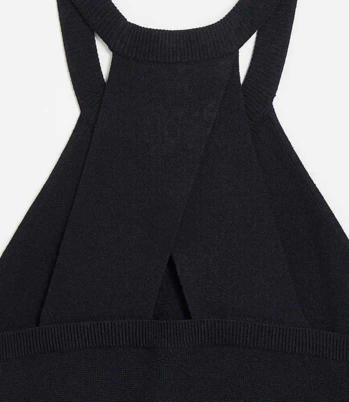 LOFT Petite Halter Sweater Forever Navy Women Petite Sweaters