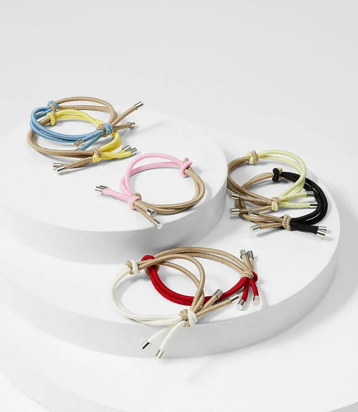 LOFT Tipped Hair Tie Set Multi Women Hair Accessories