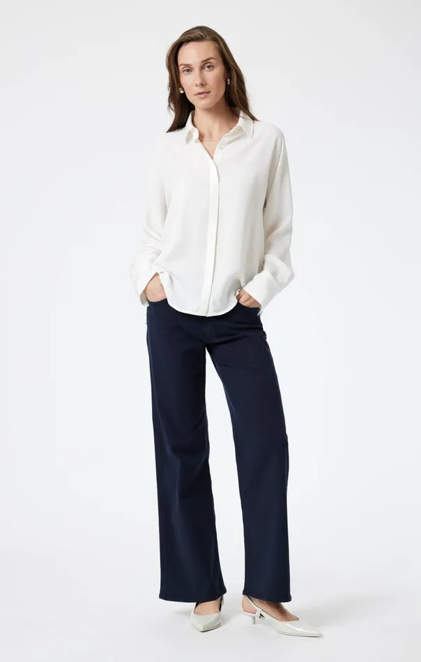 Long Sleeve Tencel Shirt In Antique White Women Mavi Jeans Shirts Long Sleeve Tencel Shirt In Antique White Women Mavi Jeans Shirts