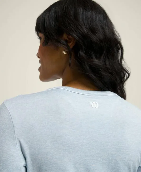Long Sleeve Tops Women Wilson All Day Long Sleeve Blue Fog Long Sleeve Tops Women Wilson All Day Long Sleeve Blue Fog