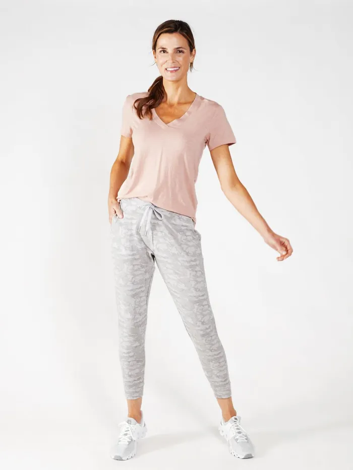 Lounge Women Tasc Performance Varsity Brushed Lightweight Jogger