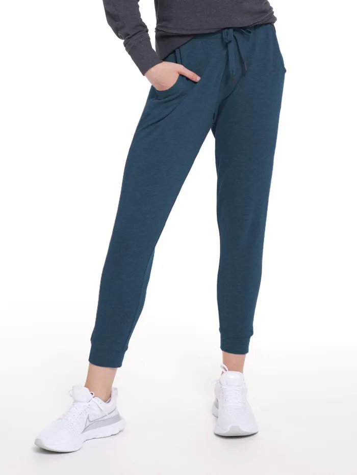 Lounge Women Tasc Performance Varsity Brushed Lightweight Jogger