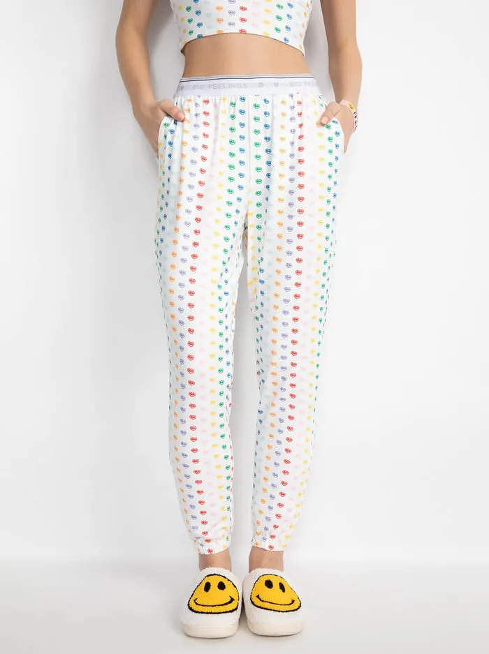 Loungewear Women Alice Olivia Big Feelings Mandy Jogger Pj Set Bright White