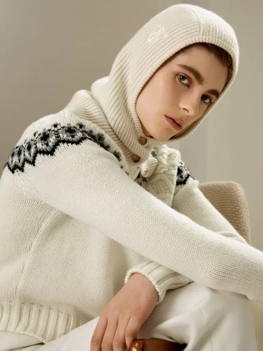 Luxurious 100 Cashmere Balaclava For Outdoors Women Belts Lilysilk Knitwear