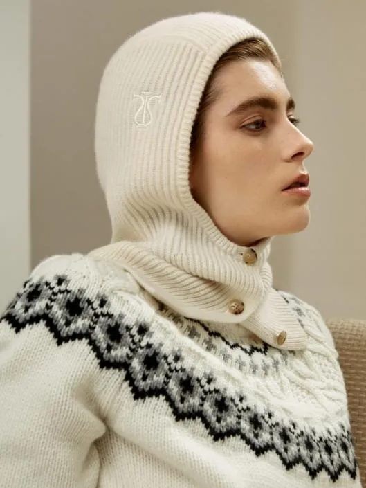 Luxurious 100 Cashmere Balaclava For Outdoors Women Belts Lilysilk Knitwear