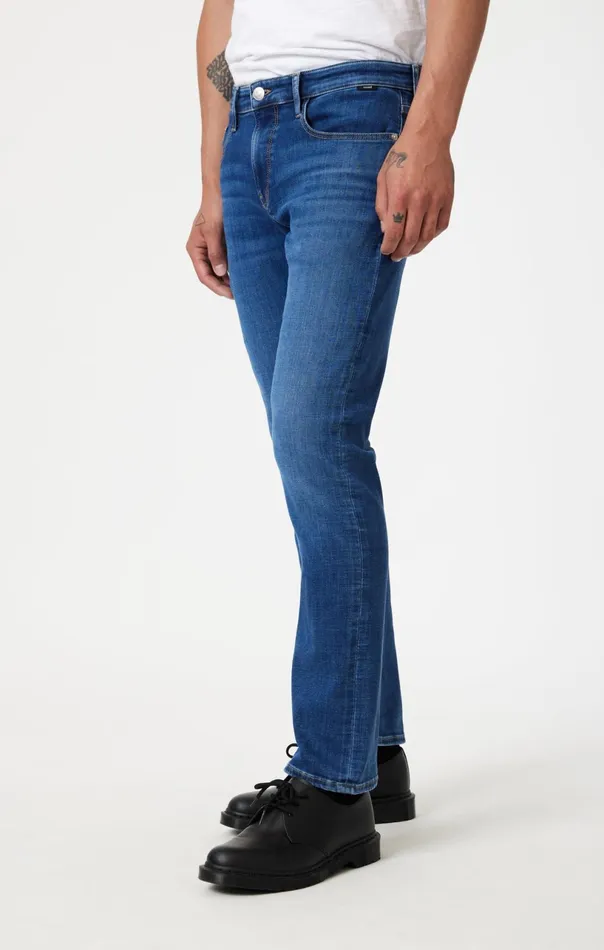 Marcus Slim Straight Leg In Dark Brushed Feather Blue Men Mavi Jeans Denim Marcus Slim Straight Leg In Dark Brushed Feather Blue Men Mavi Jeans Denim