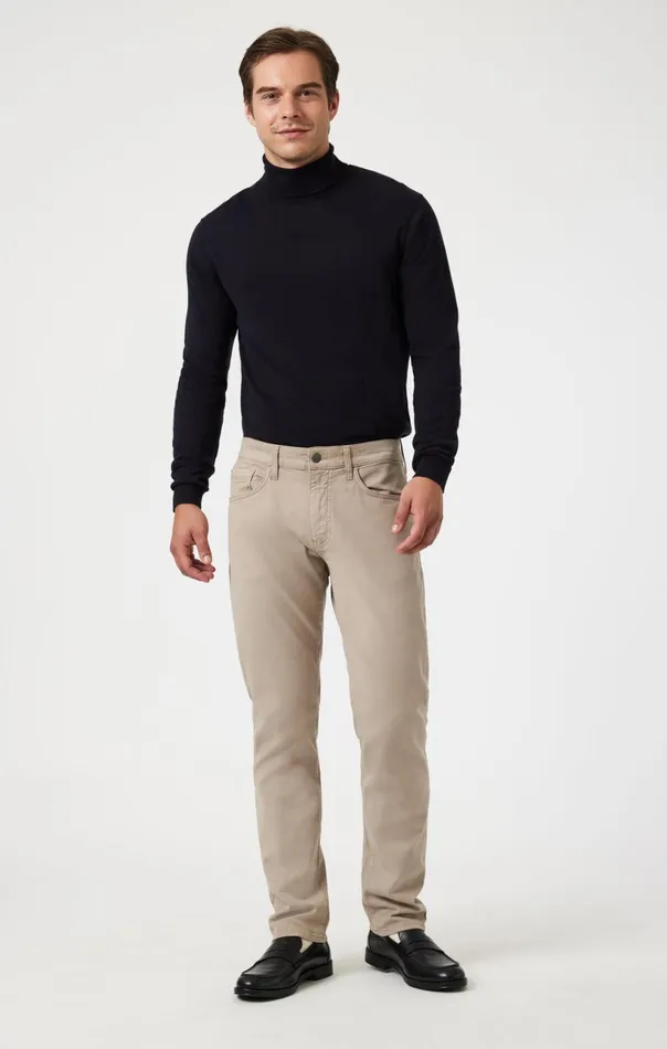 Marcus Slim Straight Leg In Latte Luxe Twill Men Mavi Jeans Pants Marcus Slim Straight Leg In Latte Luxe Twill Men Mavi Jeans Pants