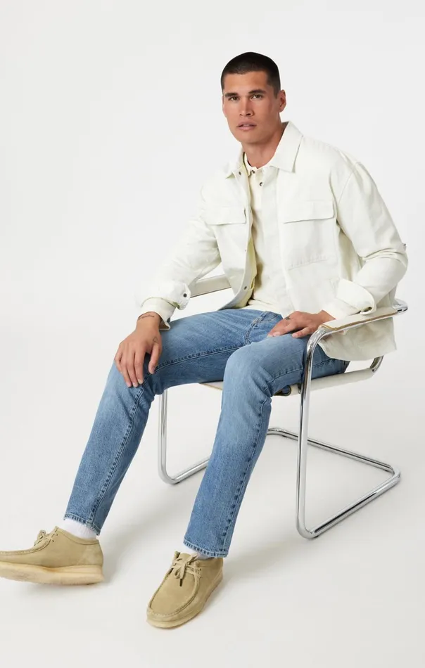 Marcus Slim Straight Leg In Light Brushed Classic Blue Men Mavi Jeans Denim Marcus Slim Straight Leg In Light Brushed Classic Blue Men Mavi Jeans Denim