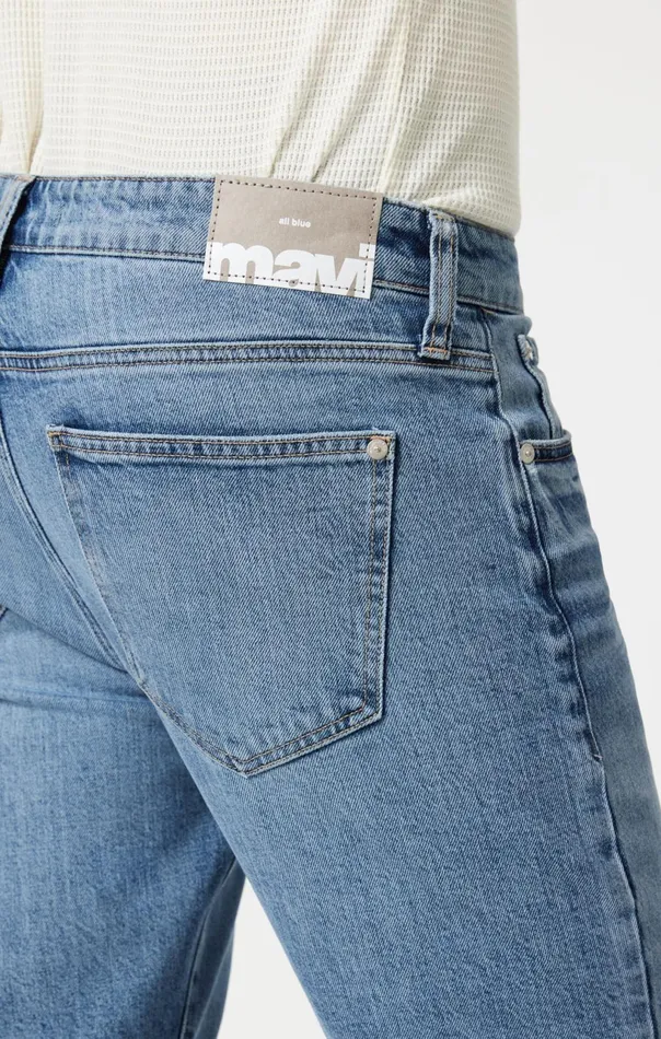 Marcus Slim Straight Leg In Light Brushed Classic Blue Men Mavi Jeans Denim Marcus Slim Straight Leg In Light Brushed Classic Blue Men Mavi Jeans Denim