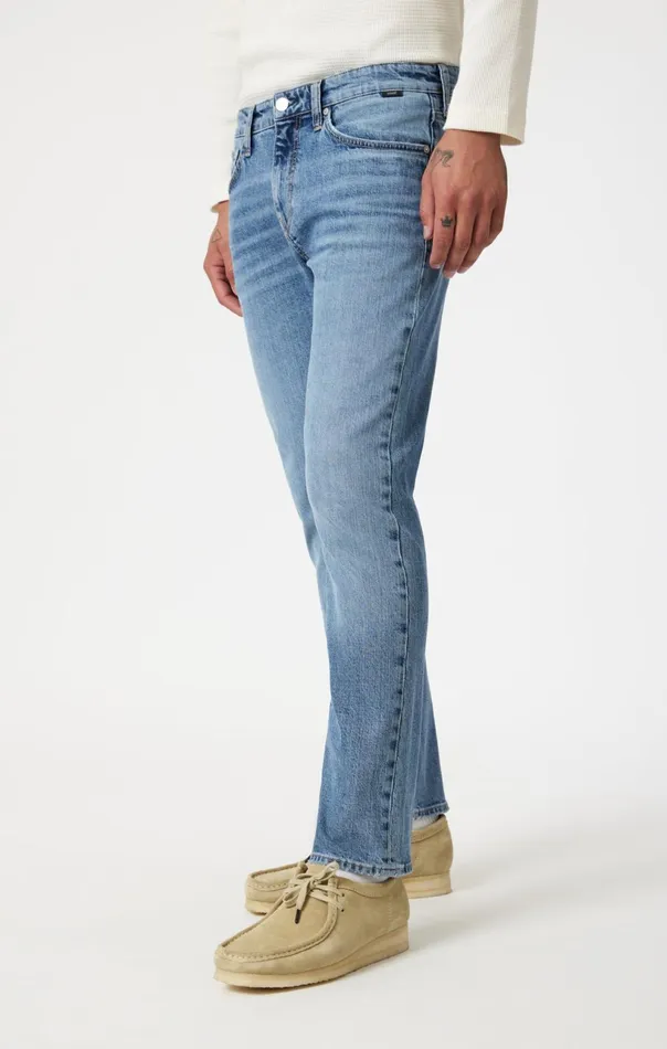 Marcus Slim Straight Leg In Light Brushed Classic Blue Men Mavi Jeans Denim Marcus Slim Straight Leg In Light Brushed Classic Blue Men Mavi Jeans Denim