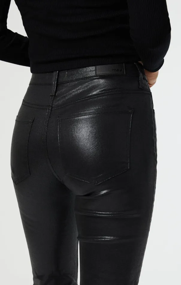 Maria Button Up Flare In Black Jeather Women Mavi Jeans Pants Maria Button Up Flare In Black Jeather Women Mavi Jeans Pants