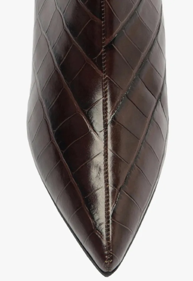 Maryana Lo Wide Boot Brown Women Schutz Shoes Maryana Boots