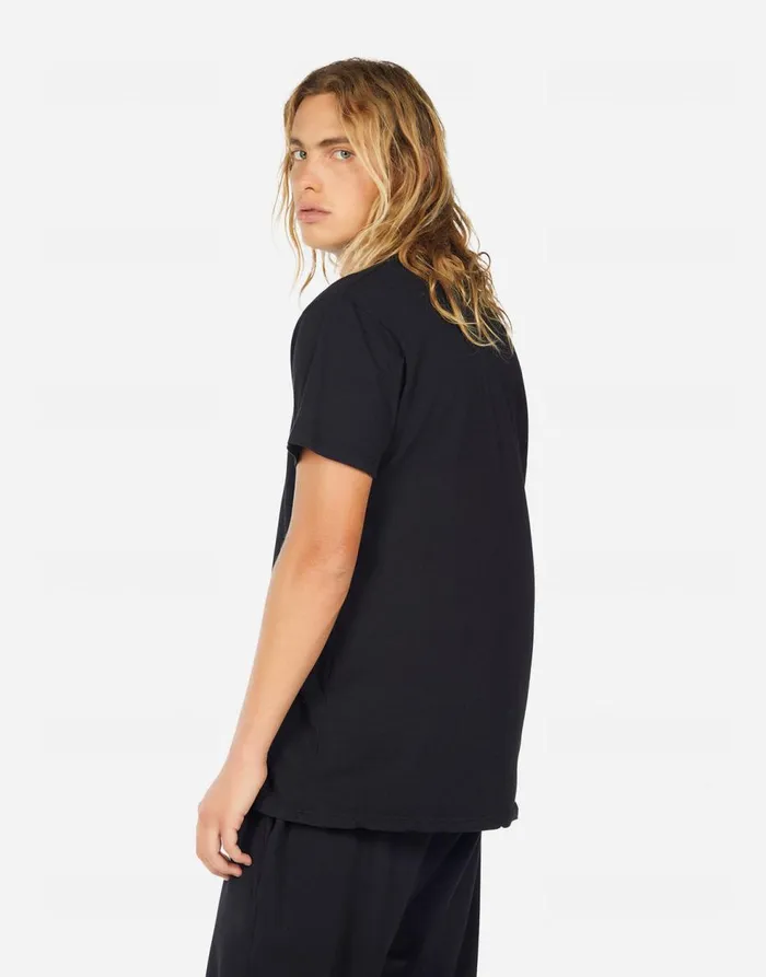 Men039s Sadler Cracked Rock 039N039 Roll Black Lauren Moshi Tees