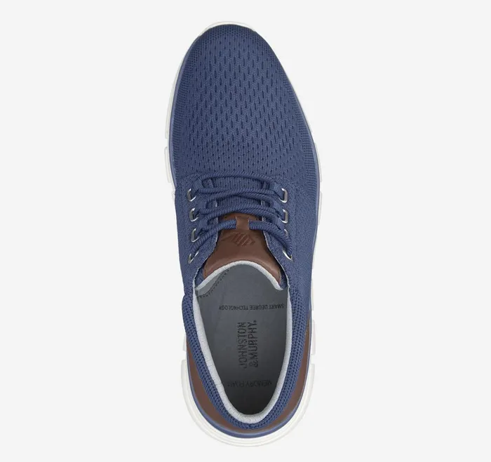 Men Amherst Lug Knit Chukka Boot Navy Knit JohnstonandMurphy LaceUps Men Amherst Lug Knit Chukka Boot Navy Knit JohnstonandMurphy LaceUps