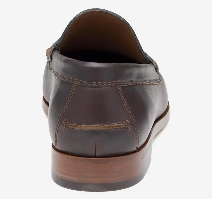 Men Baldwin Penny Loafer Dark Brown English Full Grain JohnstonandMurphy SlipOns and Loafers Men Baldwin Penny Loafer Dark Brown English Full Grain JohnstonandMurphy SlipOns and Loafers