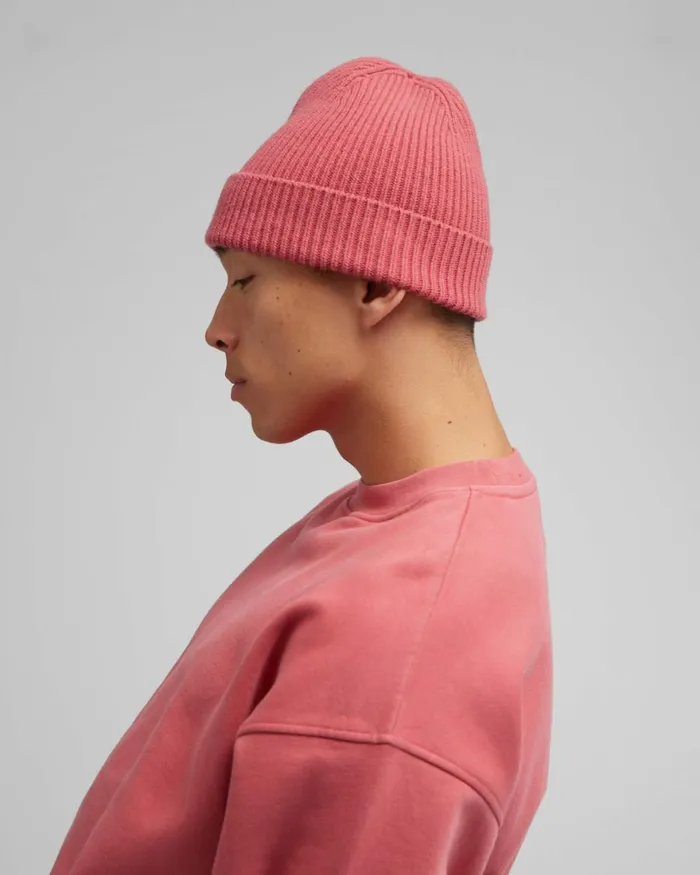 Men Beanies Colorful Standard Merino Wool Beanie Soft Yellow