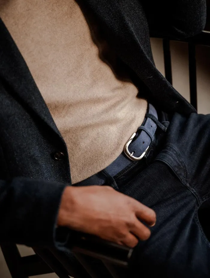 Men Belts Bobbies Recife Midnight Blue Men Belts Bobbies Recife Midnight Blue