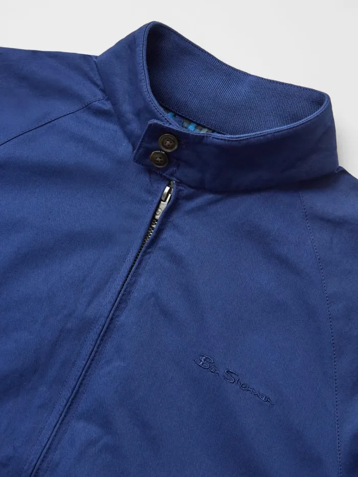 Men Ben Sherman Jackets and Outerwear Signature Harrington Jacket 8211 Royal