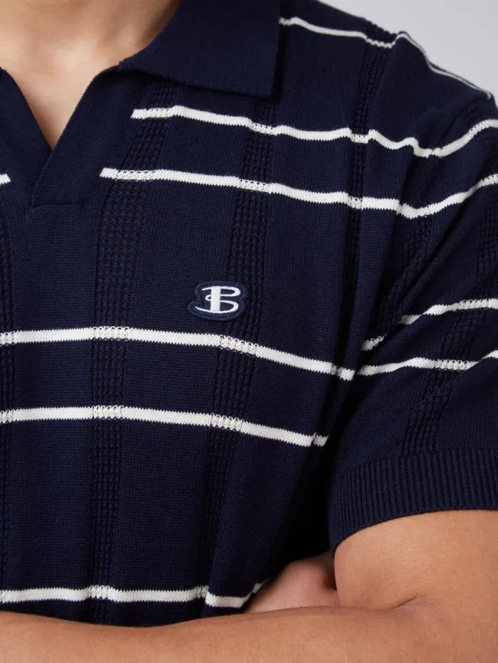Men Ben Sherman Mod Knit Polos B By Relaxed Knit Polo 8211 Marine Men Ben Sherman Mod Knit Polos B By Relaxed Knit Polo 8211 Marine