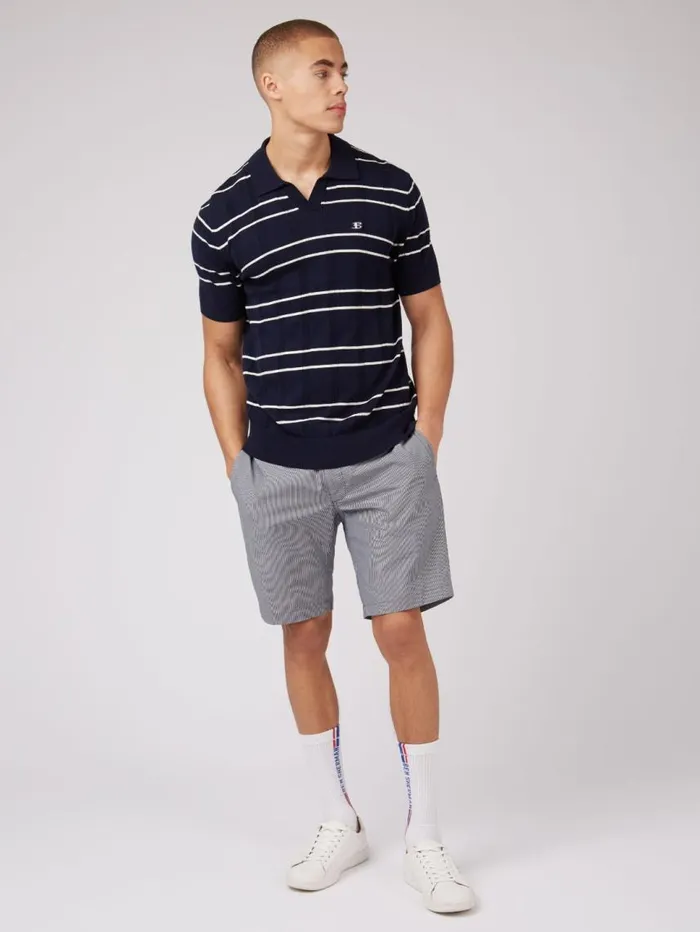 Men Ben Sherman Mod Knit Polos B By Relaxed Knit Polo 8211 Marine Men Ben Sherman Mod Knit Polos B By Relaxed Knit Polo 8211 Marine