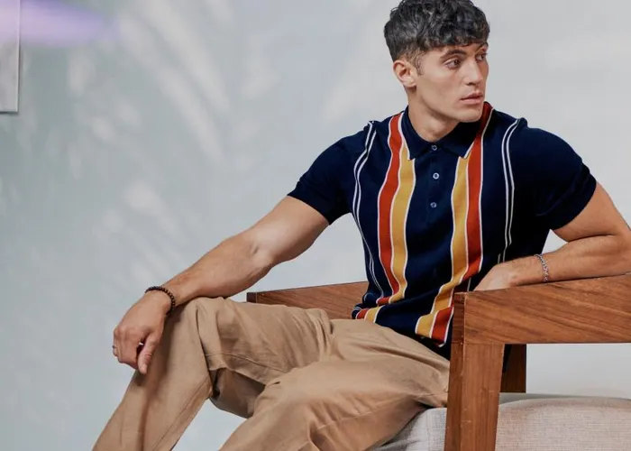 Men Ben Sherman Mod Knit Polos Signature Mod Knit Stripe Polo 8211 Navy Men Ben Sherman Mod Knit Polos Signature Mod Knit Stripe Polo 8211 Navy