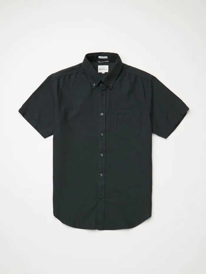 Men Ben Sherman Short Sleeve Shirts Signature Organic ShortSleeve Oxford Shirt 8211 Black Men Ben Sherman Short Sleeve Shirts Signature Organic ShortSleeve Oxford Shirt 8211 Black