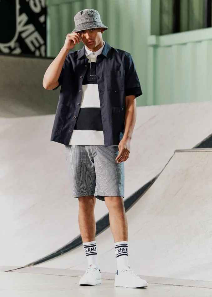 Men Ben Sherman Shorts B By Striped Shorts Men Ben Sherman Shorts B By Striped Shorts