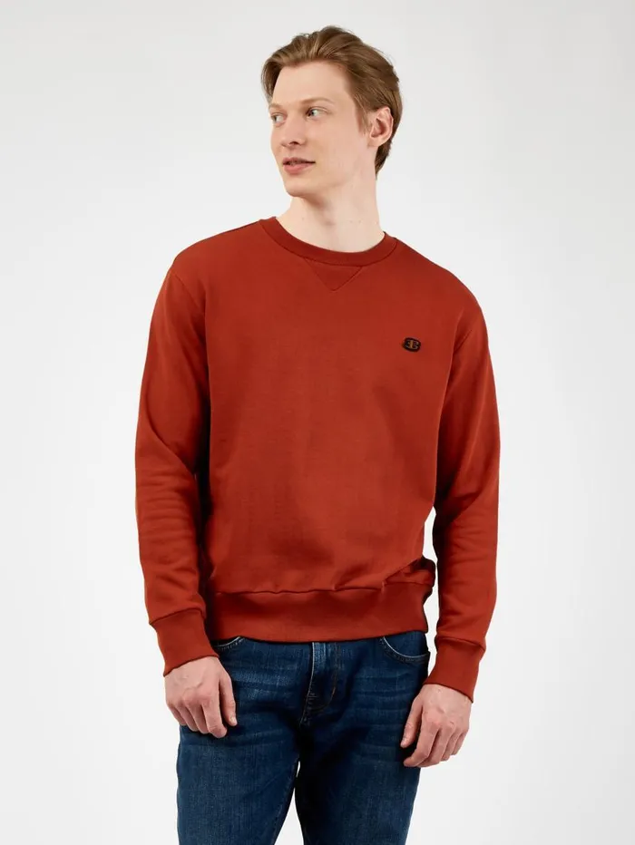 Men Ben Sherman Sweatshirts and Hoodies B By TricotLoopback Sweatshirt 8211 Burnt Orange Men Ben Sherman Sweatshirts and Hoodies B By TricotLoopback Sweatshirt 8211 Burnt Orange