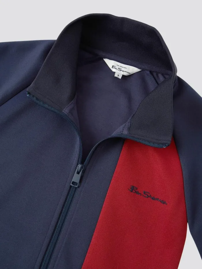 Men Ben Sherman Sweatshirts and Hoodies Signature Colorblock Track Jacket Men Ben Sherman Sweatshirts and Hoodies Signature Colorblock Track Jacket