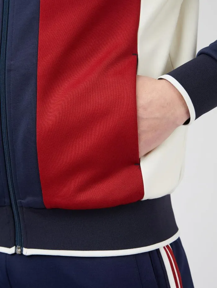 Men Ben Sherman Sweatshirts and Hoodies Signature Colorblock Track Jacket Men Ben Sherman Sweatshirts and Hoodies Signature Colorblock Track Jacket