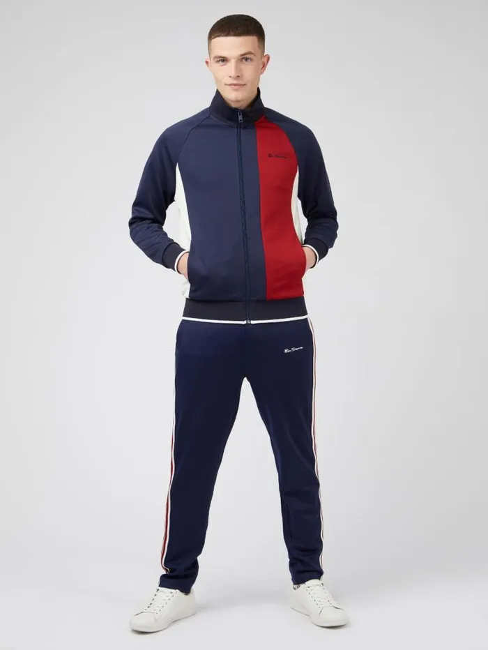 Men Ben Sherman Sweatshirts and Hoodies Signature Colorblock Track Jacket Men Ben Sherman Sweatshirts and Hoodies Signature Colorblock Track Jacket