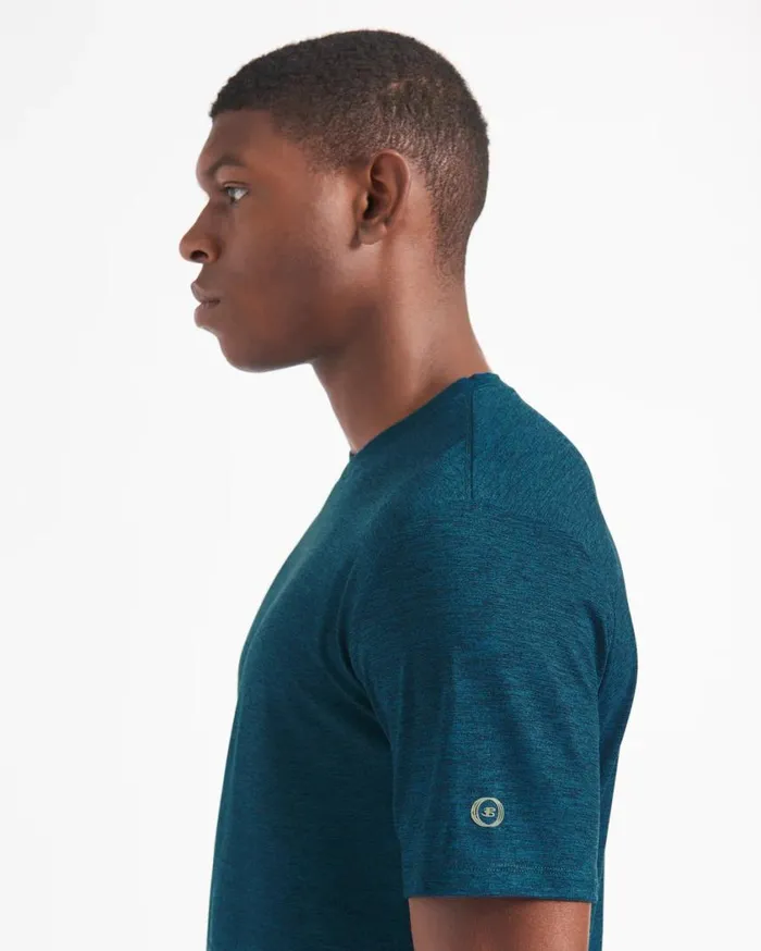 Men Ben Sherman TShirts and Graphic Tees Performance Stretch Marl TShirt 8211 Navy Heather Men Ben Sherman TShirts and Graphic Tees Performance Stretch Marl TShirt 8211 Navy Heather