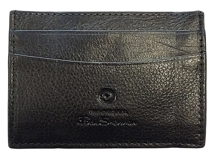 Men Ben Sherman Wallets and Card Holders Koki Leather Card Holder Wallet 8211 Black Men Ben Sherman Wallets and Card Holders Koki Leather Card Holder Wallet 8211 Black