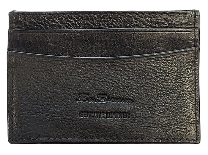 Men Ben Sherman Wallets and Card Holders Koki Leather Card Holder Wallet 8211 Black Men Ben Sherman Wallets and Card Holders Koki Leather Card Holder Wallet 8211 Black