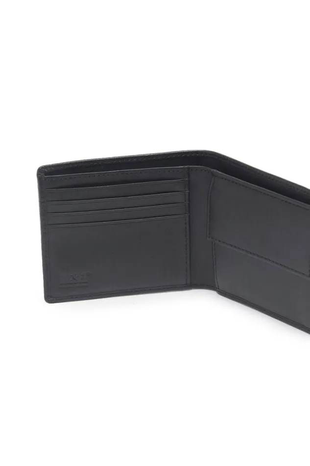 Men BiFold Coin S Blackorange Diesel Wallets Men BiFold Coin S Blackorange Diesel Wallets
