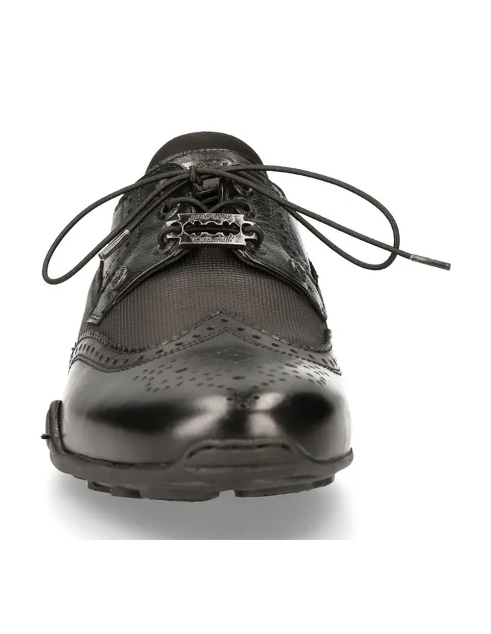 Men Black Abs With Laces MChrono003S3 New Rock Sneakers Men Black Abs With Laces MChrono003S3 New Rock Sneakers