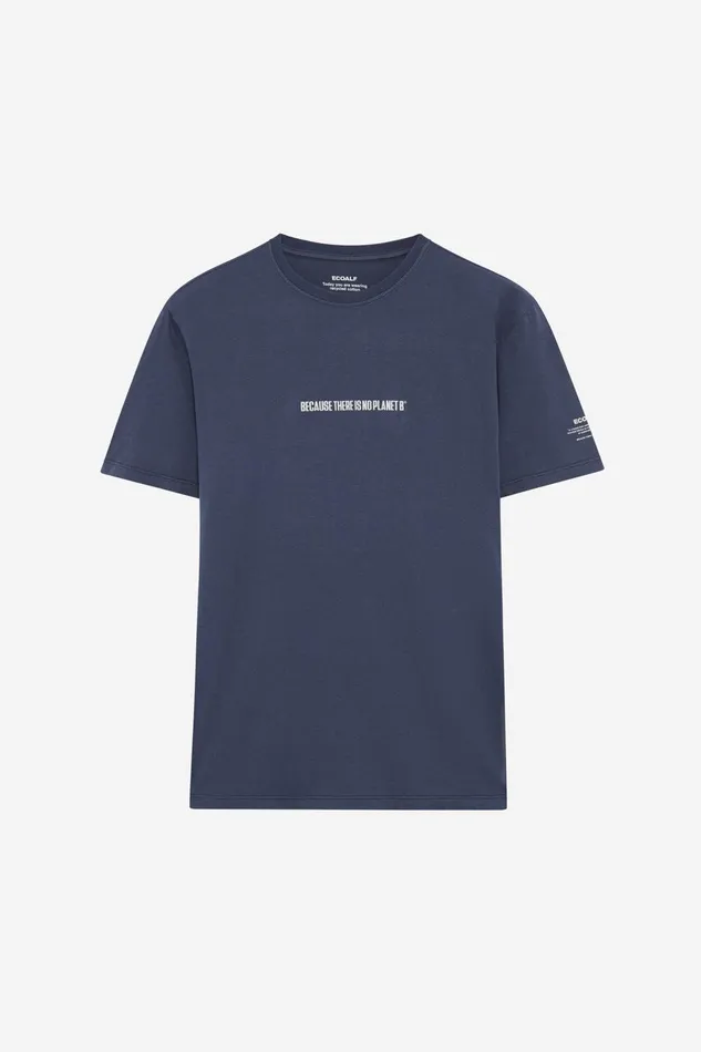 Men Blue Bicar TShirt Ecoalf TShirts