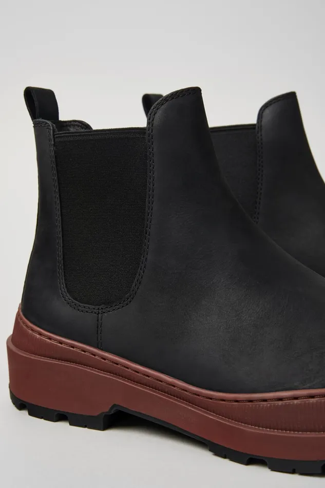 Men Brutus Trek MICHELIN Black Nubuck Ankle Boots Camper Ankle Boots Men Brutus Trek MICHELIN Black Nubuck Ankle Boots Camper Ankle Boots