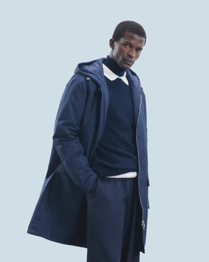 Men Coats and Jackets From Future Outerwear Parka Navy