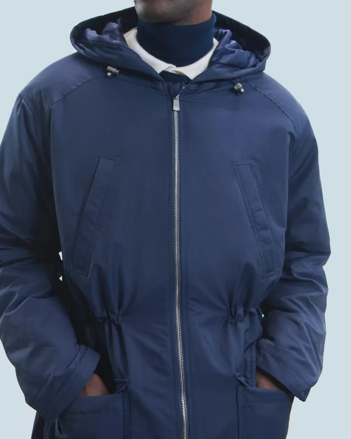 Men Coats and Jackets From Future Outerwear Parka Navy