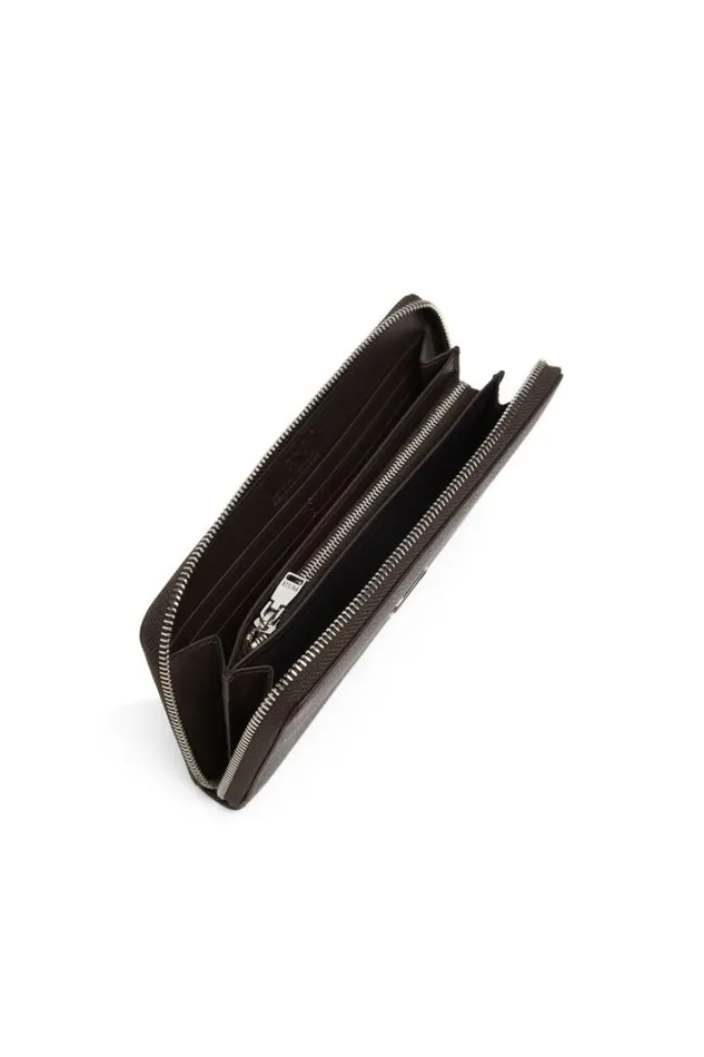 Men Continental Zip L Brown Diesel Wallets Men Continental Zip L Brown Diesel Wallets