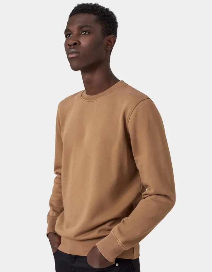 Men Crewneck Sweatshirts Colorful Standard Classic Organic Crew Optical White