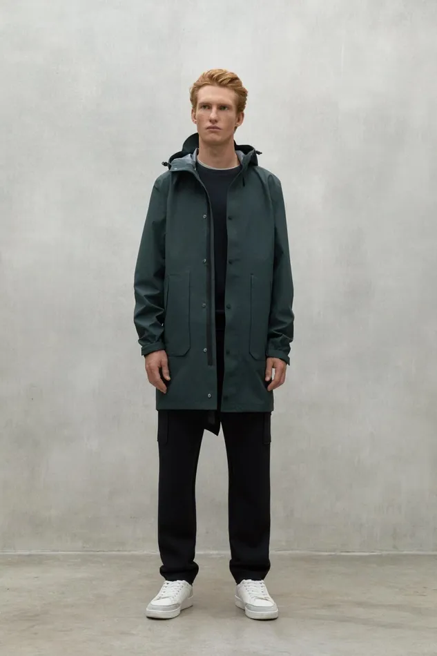 Men Dark Green Venue Jacket Ecoalf Coats And Jackets