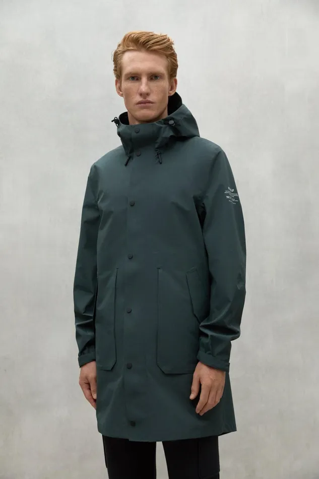 Men Dark Green Venue Jacket Ecoalf Coats And Jackets