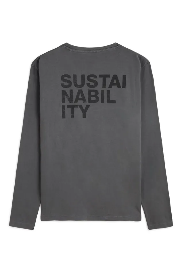 Men Dark Grey Sustano TShirt Ecoalf TShirts