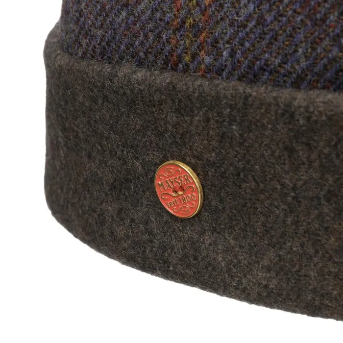Men Docker Hats Mayser Shetland Docker Cap Brown Men Docker Hats Mayser Shetland Docker Cap Brown