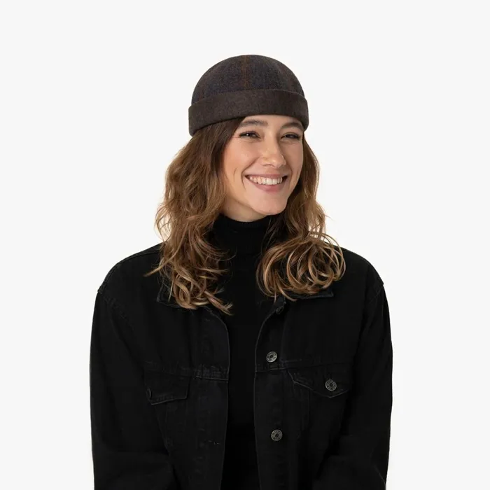 Men Docker Hats Mayser Shetland Docker Cap Brown Men Docker Hats Mayser Shetland Docker Cap Brown